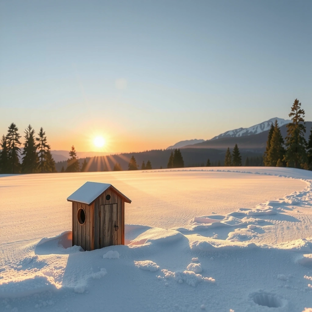 Berglandschaft Lavanttal im Morgennebel