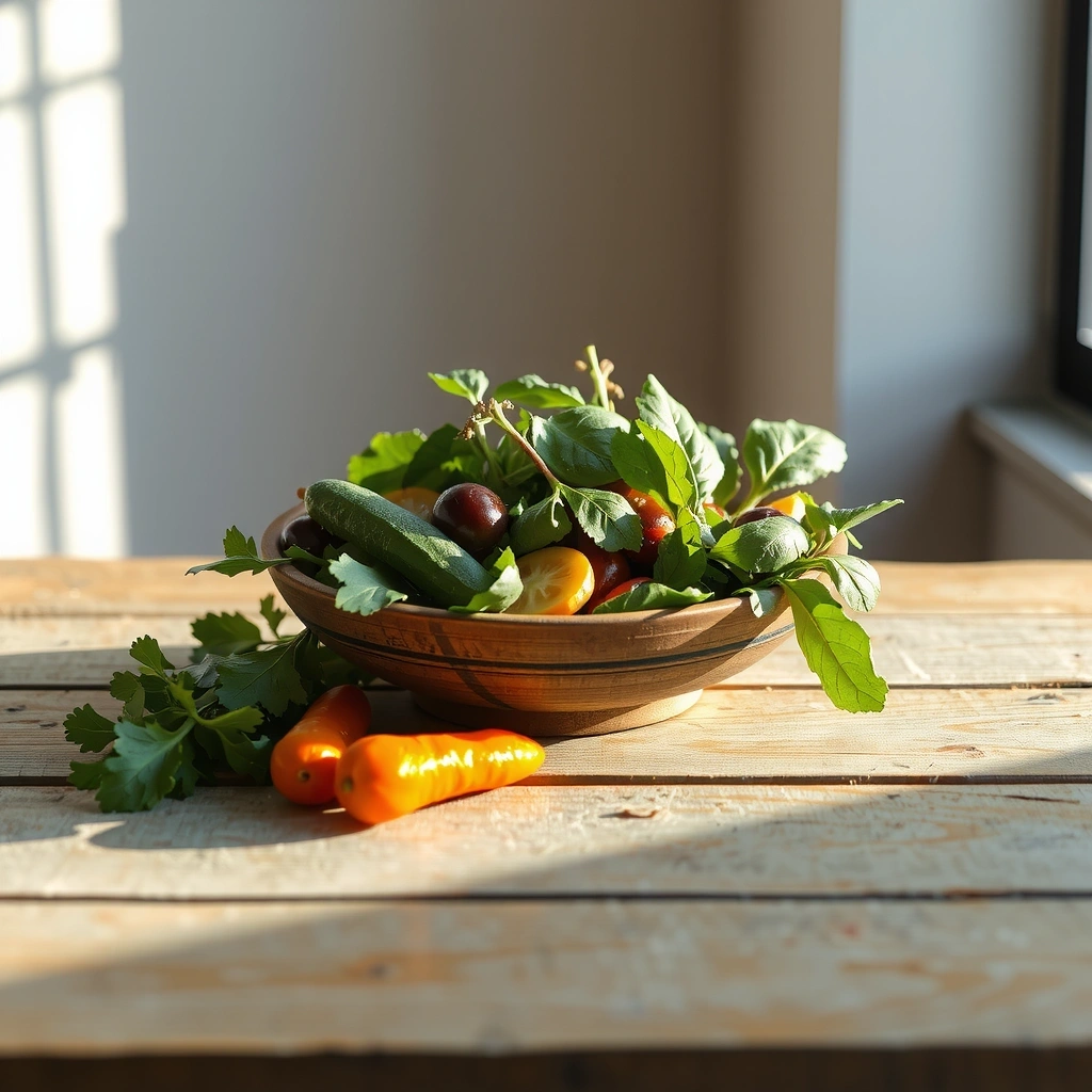 Frischer Wildkräutersalat aus dem Lavanttal